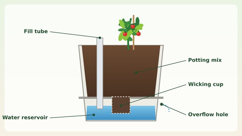 DIY Self-Watering Bucket Planter (5 Gallon, About $14)